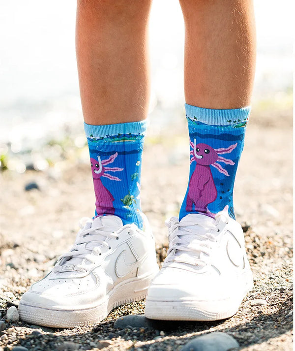 Enchanted Deep Athletic Crew Socks