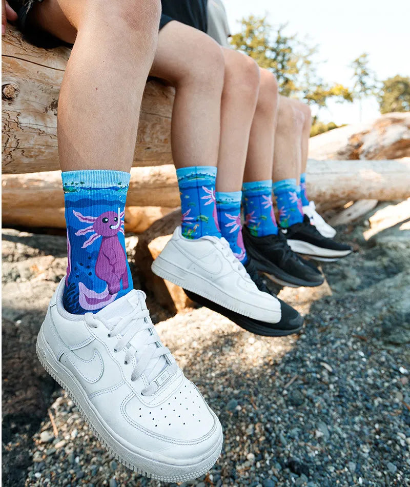 Enchanted Deep Athletic Crew Socks