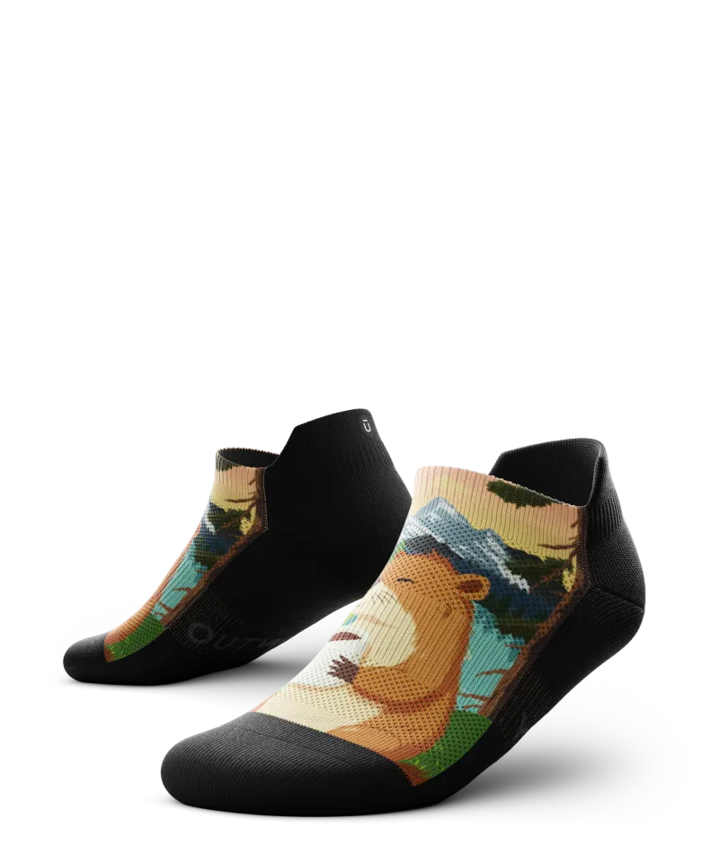 Beaver Buzz Athletic Ankle Socks