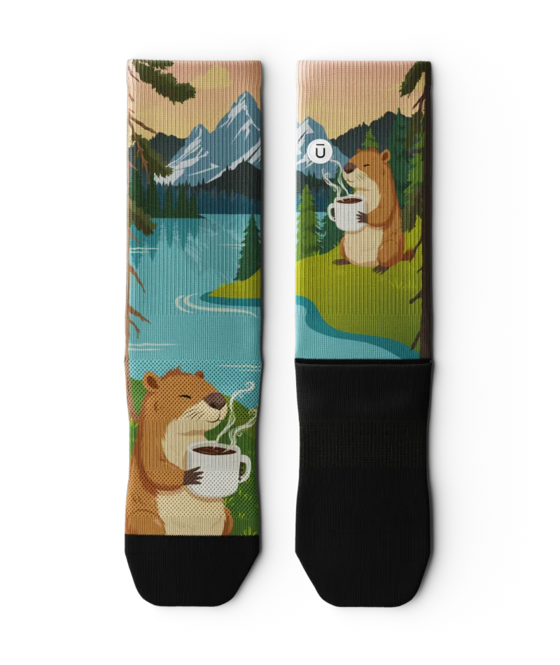 Pacific Wild Athletic Crew Socks 3-Pack
