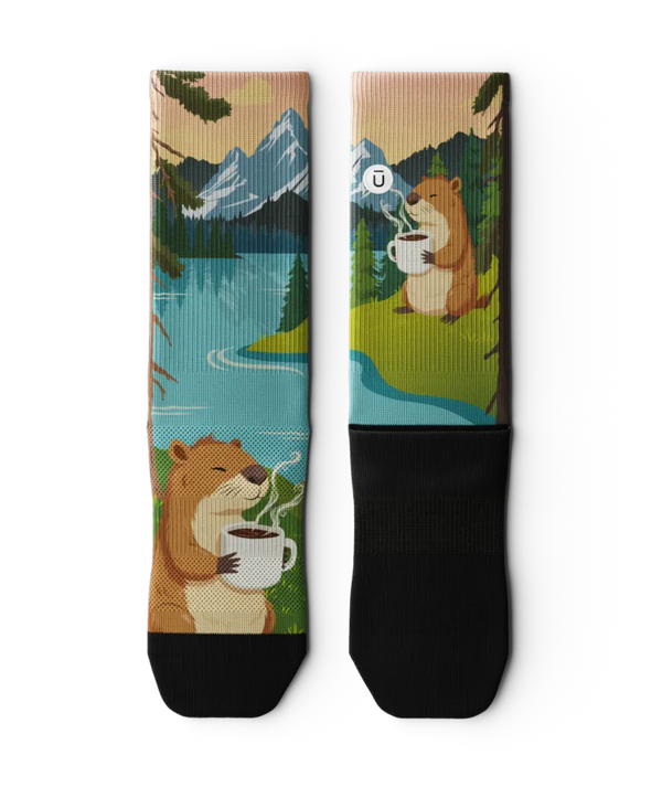 Pacific Wild Athletic Crew Socks 3-Pack