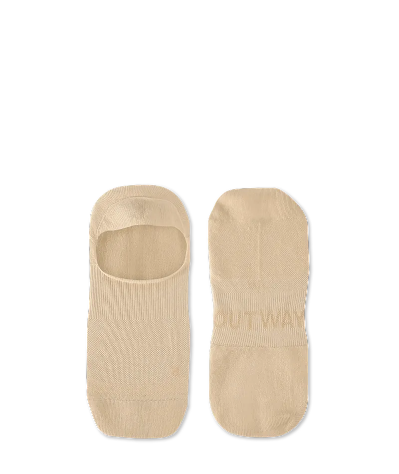 Flagship Beige No Show Socks