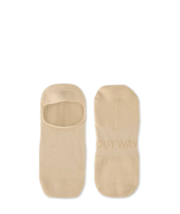 Flagship Beige No Show Socks