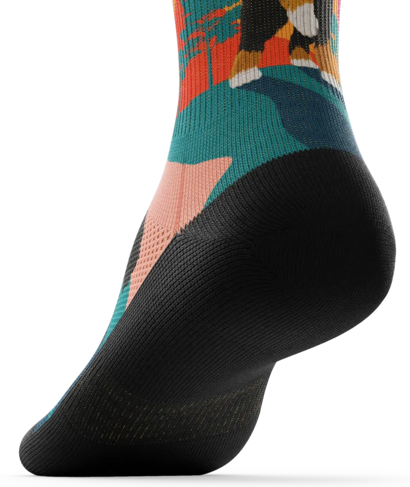 Bernedoodle Athletic Crew Socks