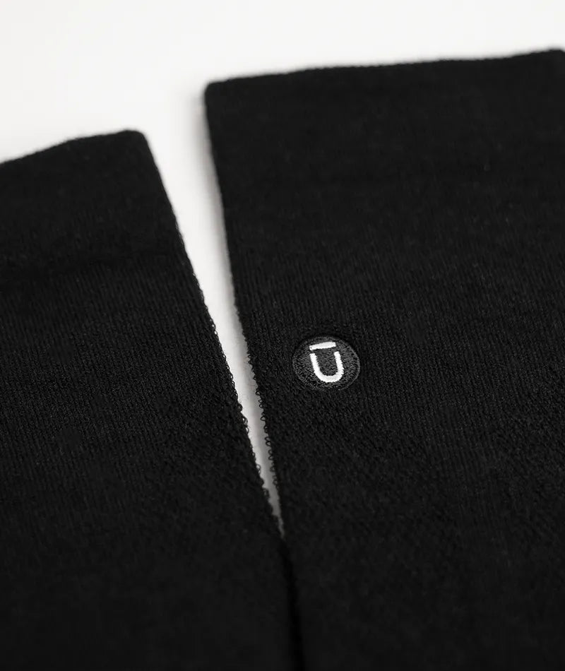 Flagship Black Merino Wool Knee High Compression Socks