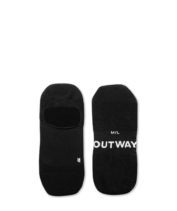Flagship Black No Show Socks