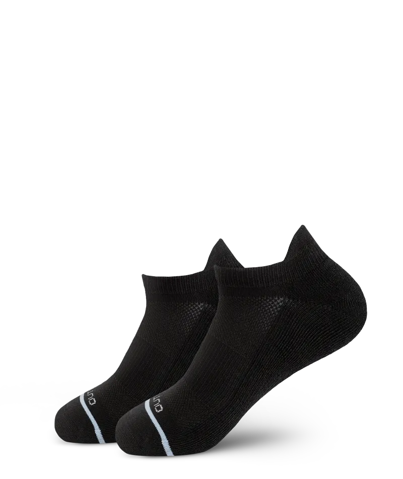 Flagship Black Supima Cotton Ankle Socks