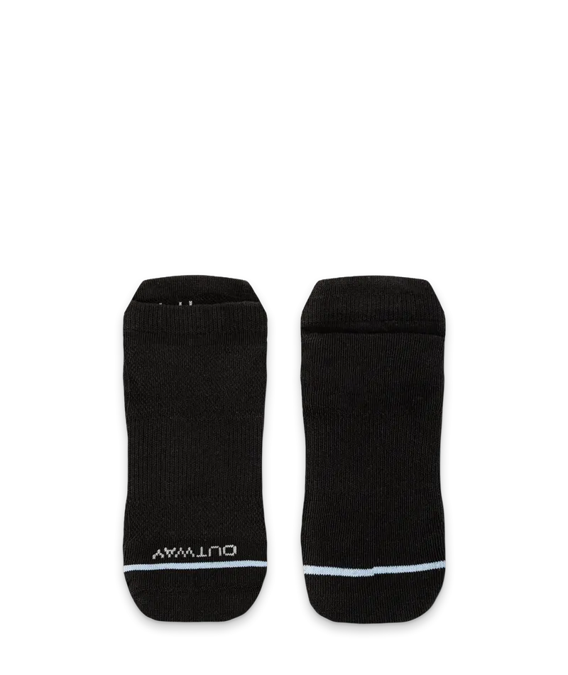 Flagship Black Supima Cotton Ankle Socks