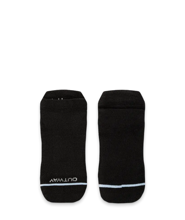 Flagship Black Supima Cotton Ankle Socks