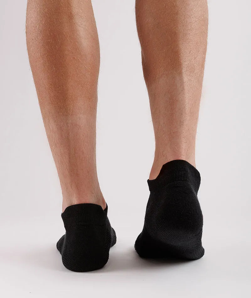 Flagship Black Supima Cotton Ankle Socks