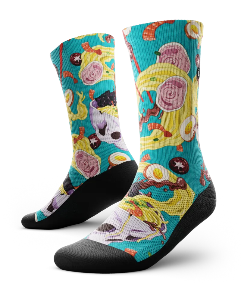 Bone Appetit Athletic Crew Socks
