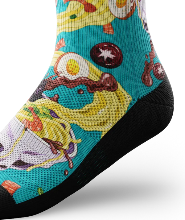 Bone Appetit Athletic Crew Socks