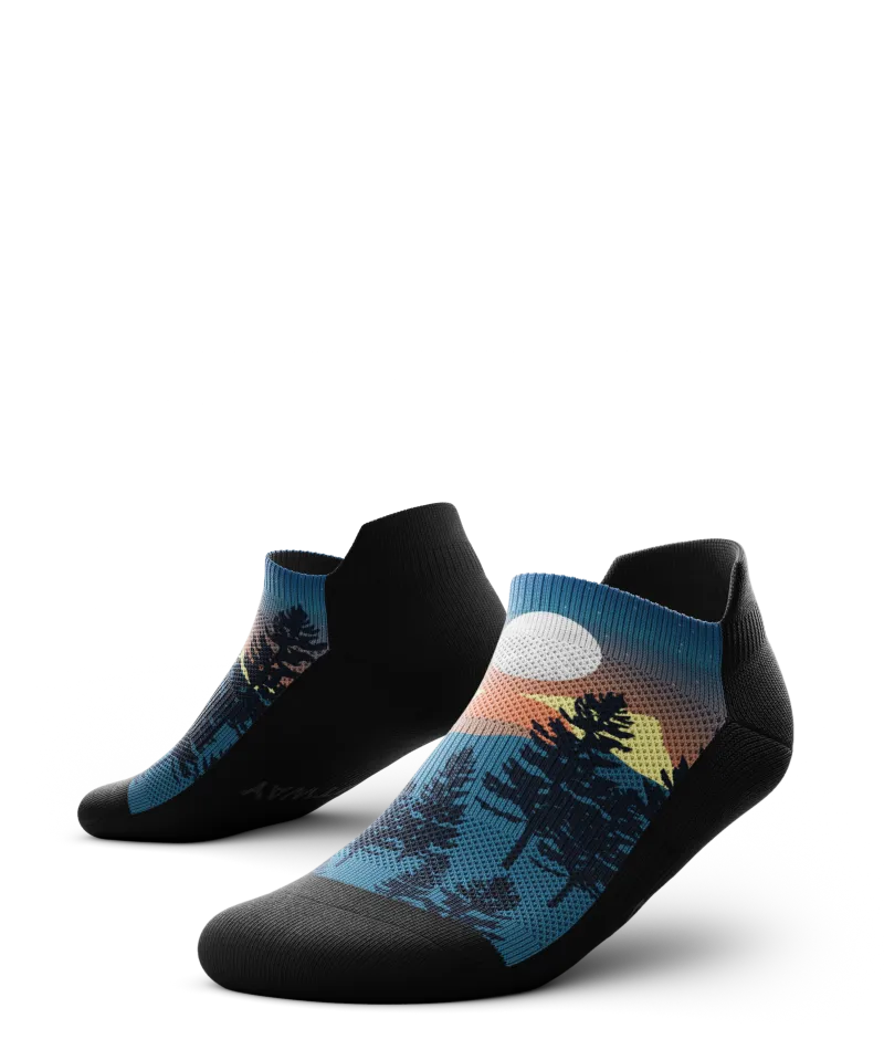 Bright Night Athletic Ankle Socks