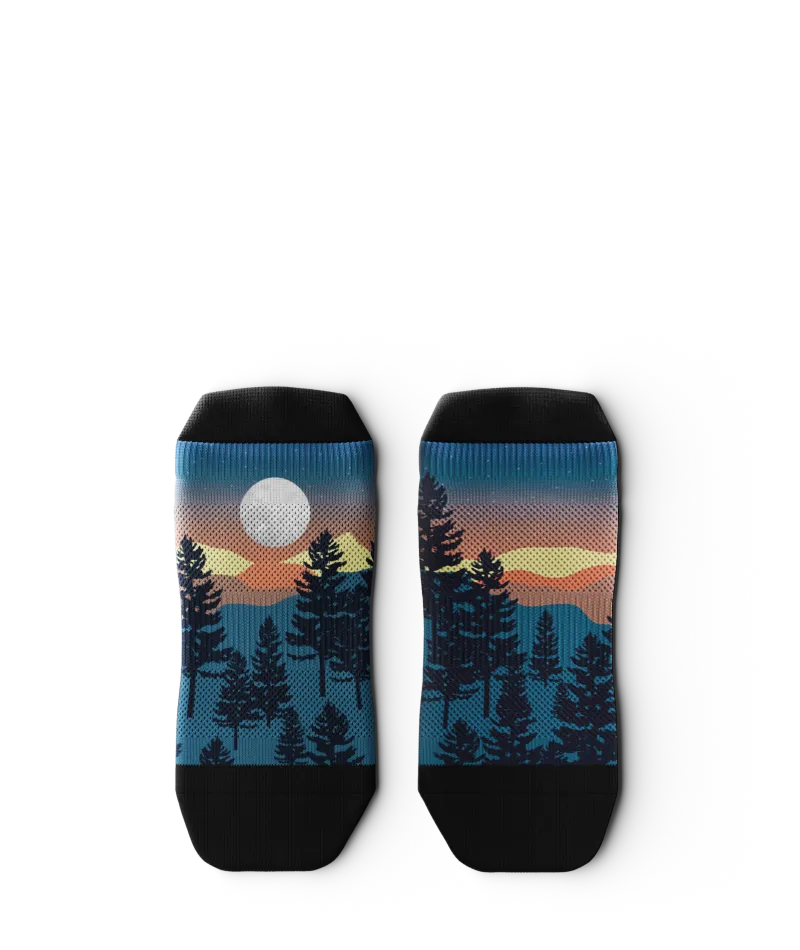Bright Night Athletic Ankle Socks