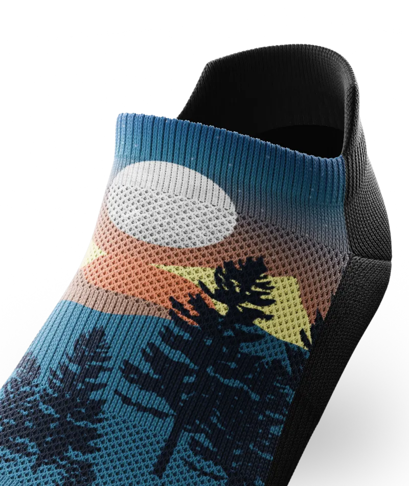 Bright Night Athletic Ankle Socks