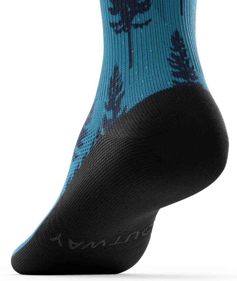 Bright Night Athletic Knee High Compression Socks