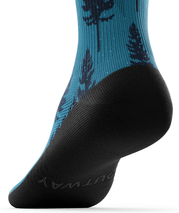 Bright Night Athletic Knee High Compression Socks