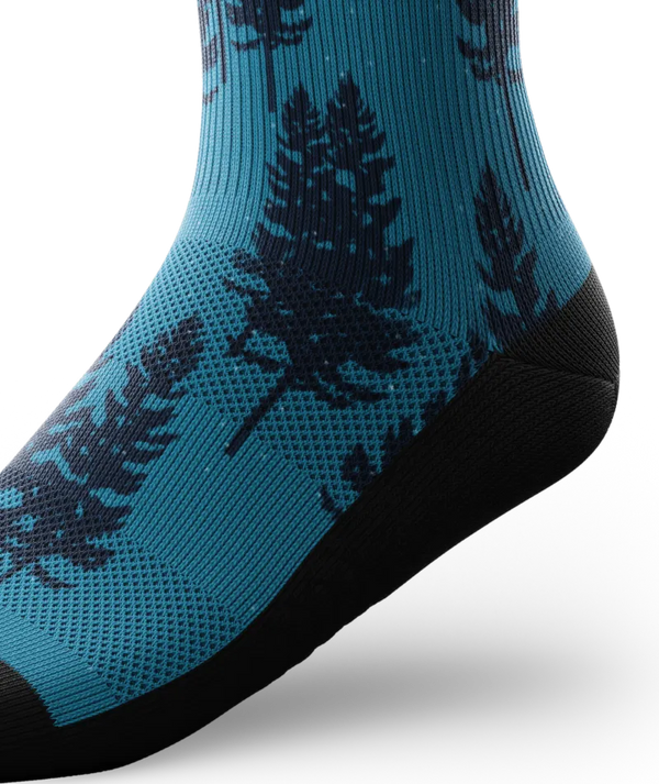 Bright Night Athletic Knee High Compression Socks