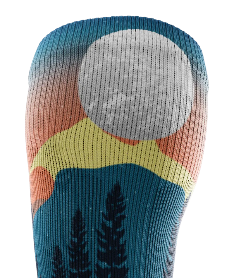Bright Night Athletic Knee High Compression Socks