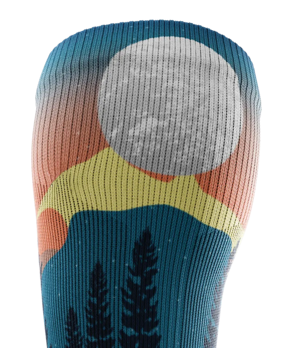 Bright Night Athletic Knee High Compression Socks
