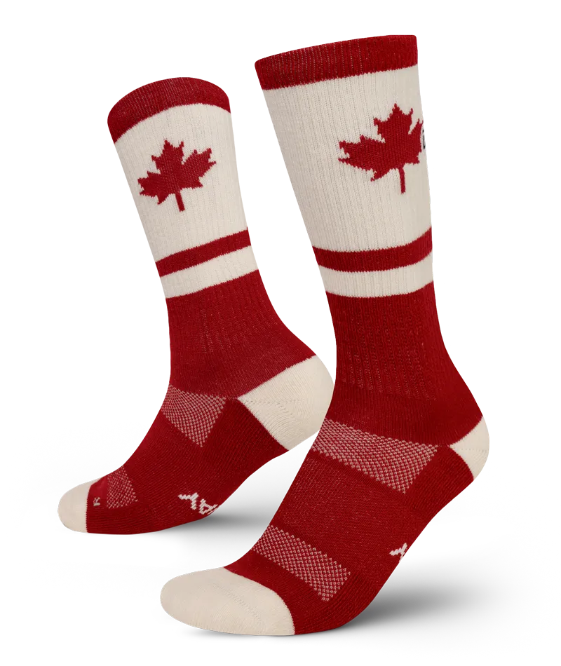 Canuck Merino Wool Midweight Crew Socks