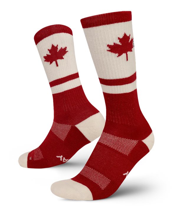 Canuck Merino Wool Midweight Crew Socks