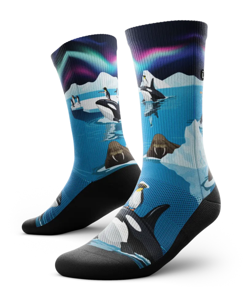 Captain Cold Feet Athletic Crew Socks