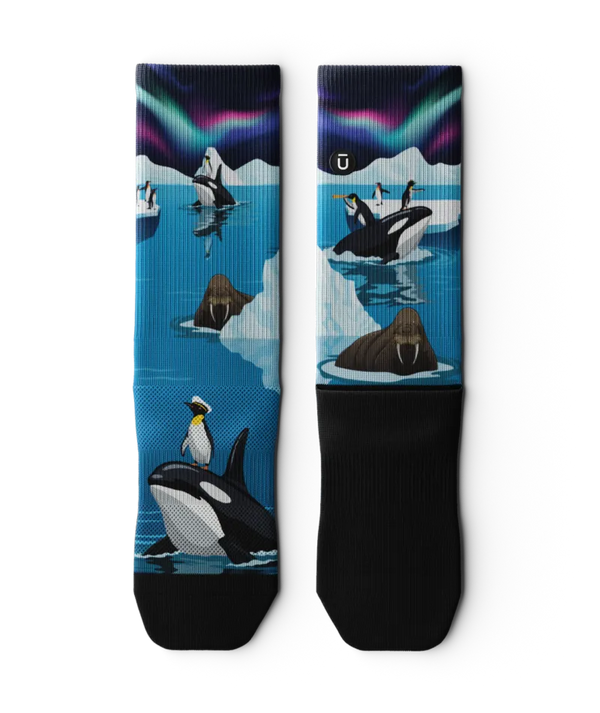 Captain Cold Feet Athletic Crew Socks