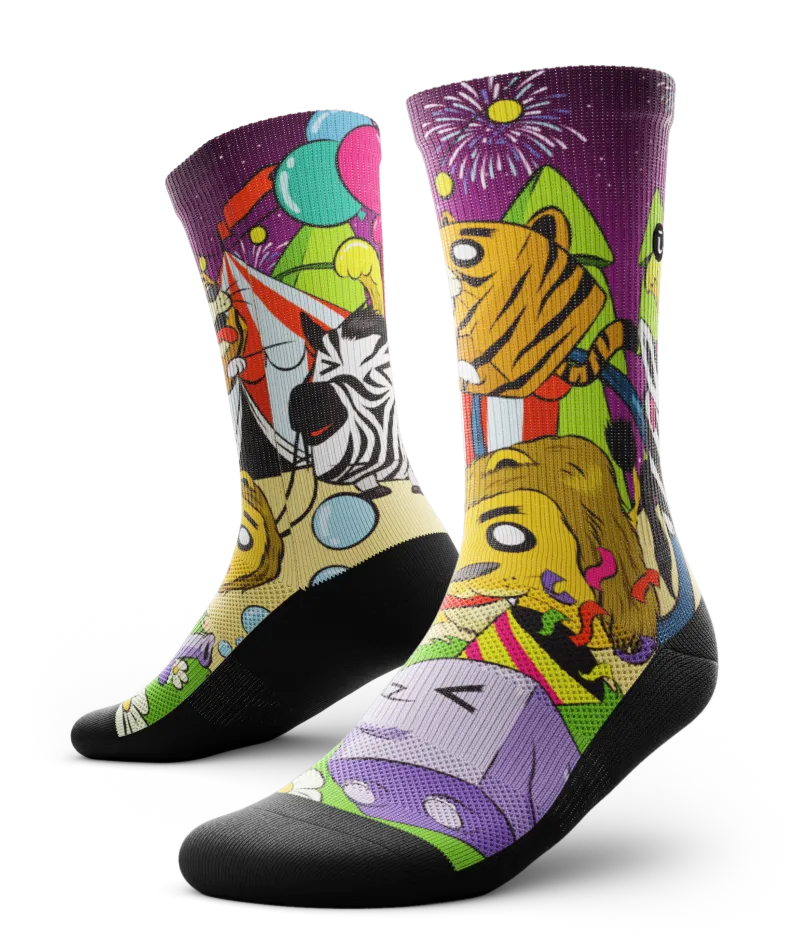 Circus Shot Athletic Crew Socks