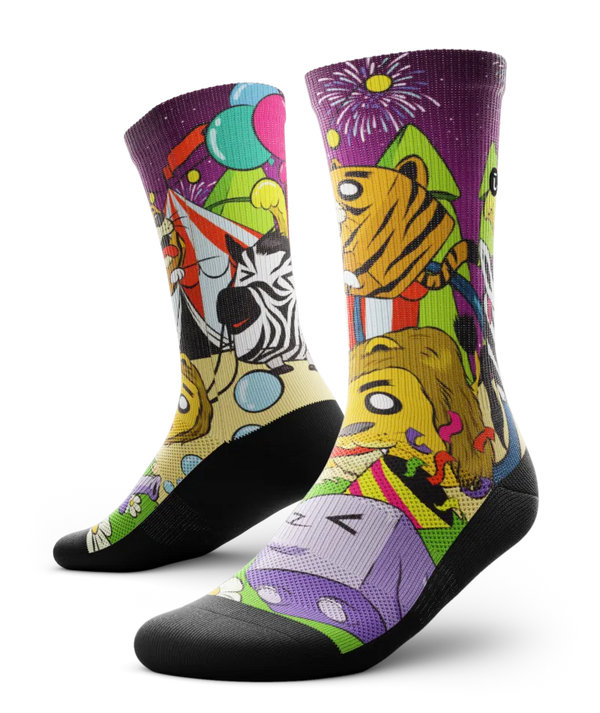 Circus Shot Athletic Crew Socks