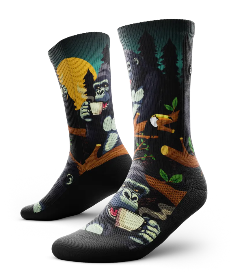 Coffee is Life Athletic Crew Socks