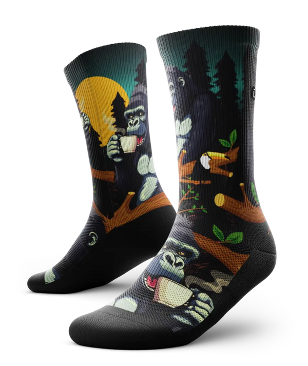 Coffee is Life Athletic Crew Socks