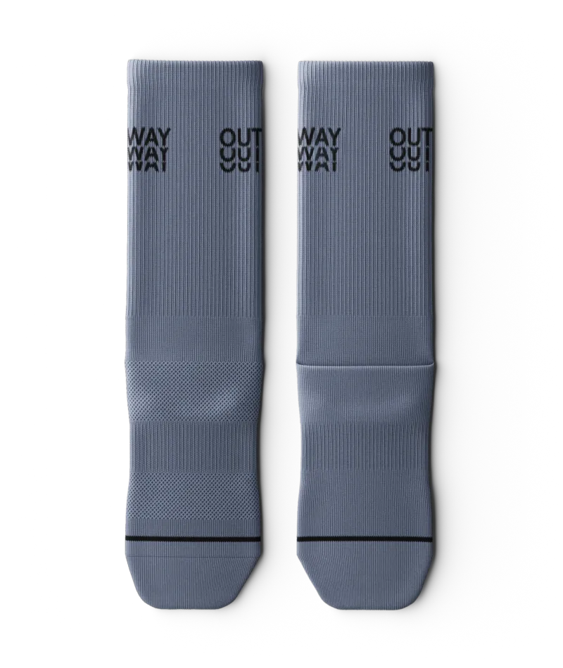 Core Blue Athletic Crew Socks