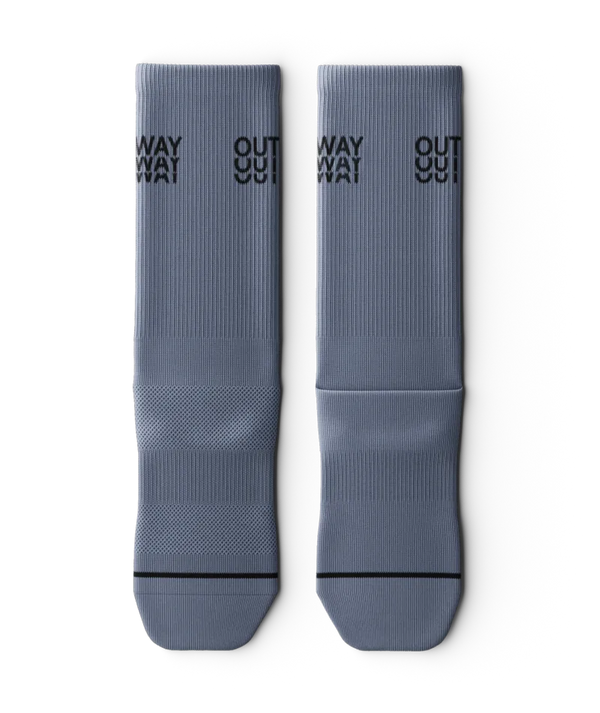 Core Blue Athletic Crew Socks