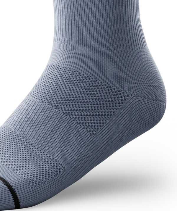 Core Blue Athletic Crew Socks