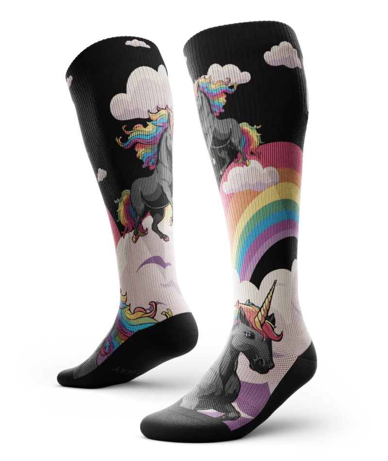 Dark Magic Athletic Knee High Compression Socks