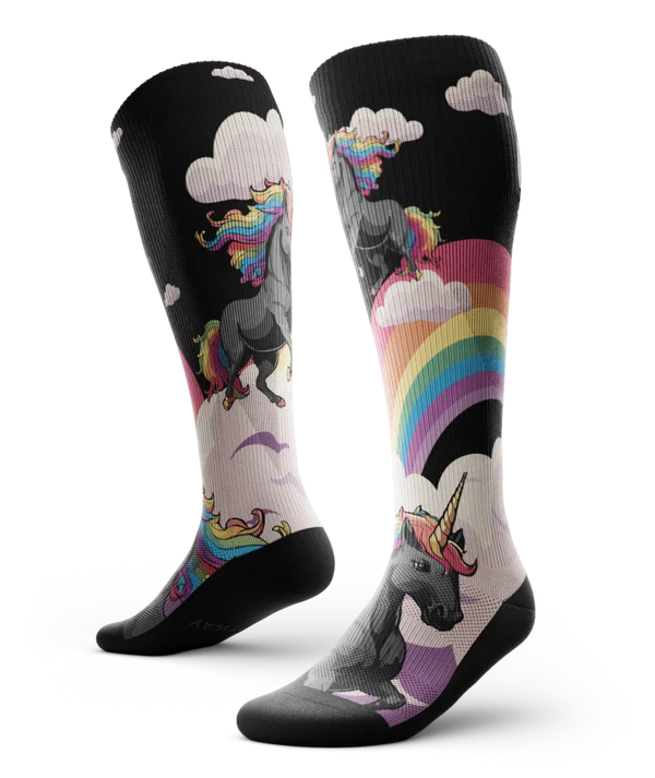 Dark Magic Athletic Knee High Compression Socks