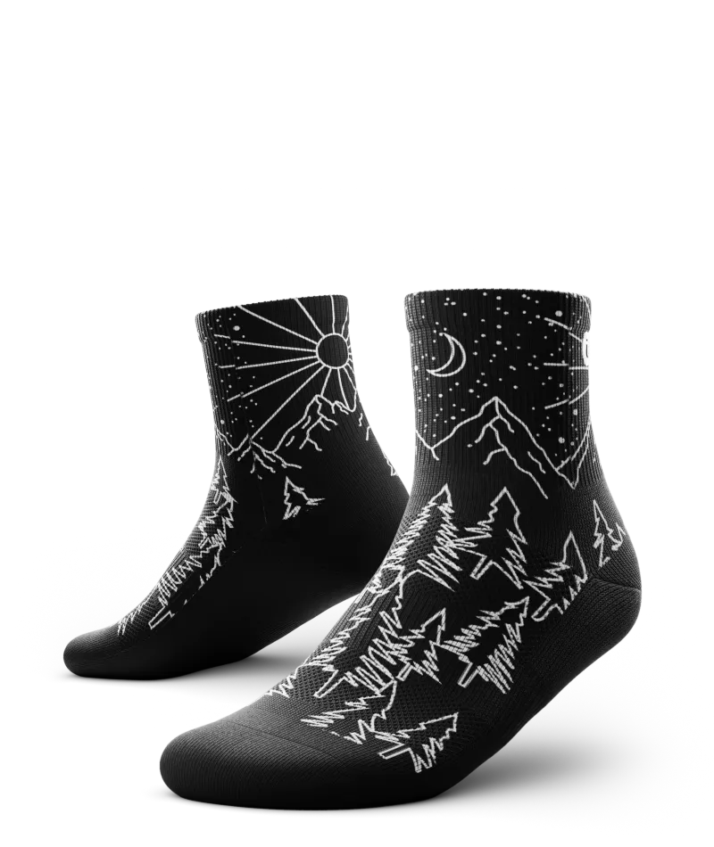 Day 'N Night Athletic Quarter Socks