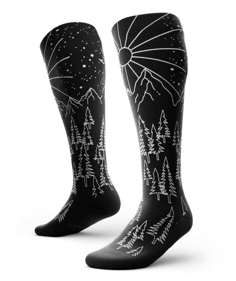 Day 'N Night Athletic Knee High Compression Socks