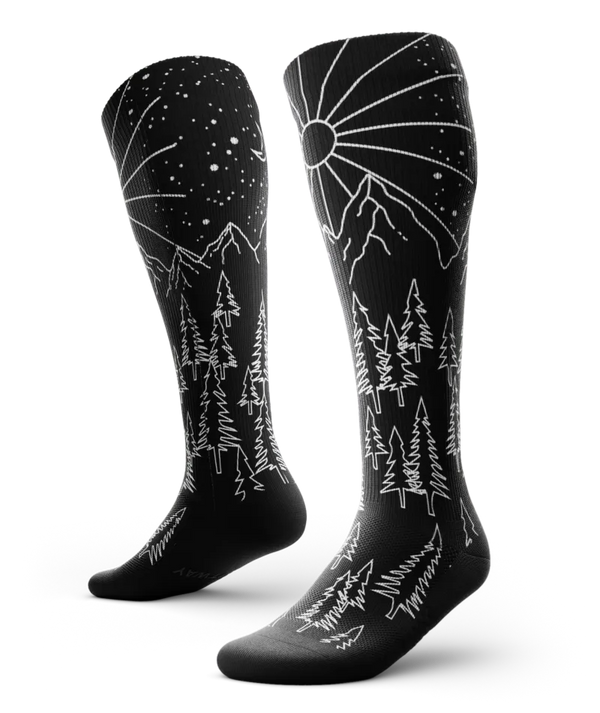 Day 'N Night Athletic Knee High Compression Socks