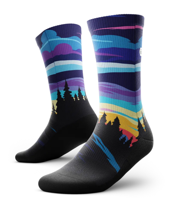 Dream Sky Athletic Crew Socks