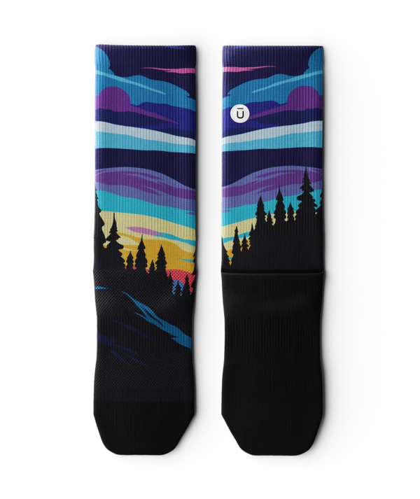 Dream Sky Athletic Crew Socks