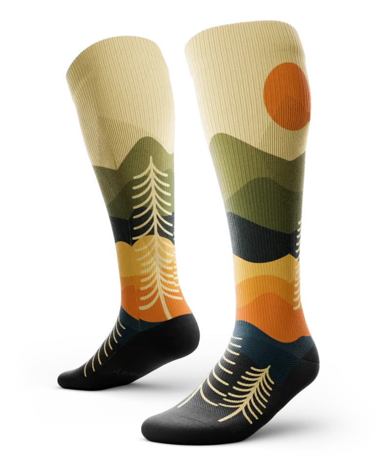 Drifter Athletic Knee High Compression Socks