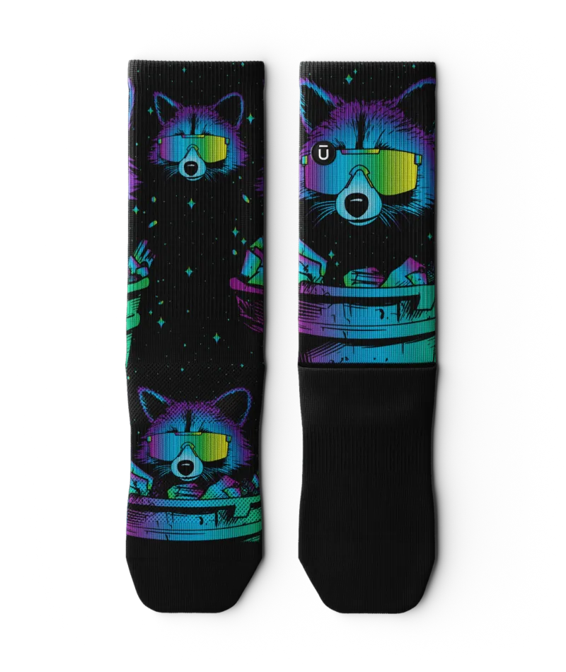 Trash Panda Athletic Crew Socks 3-Pack