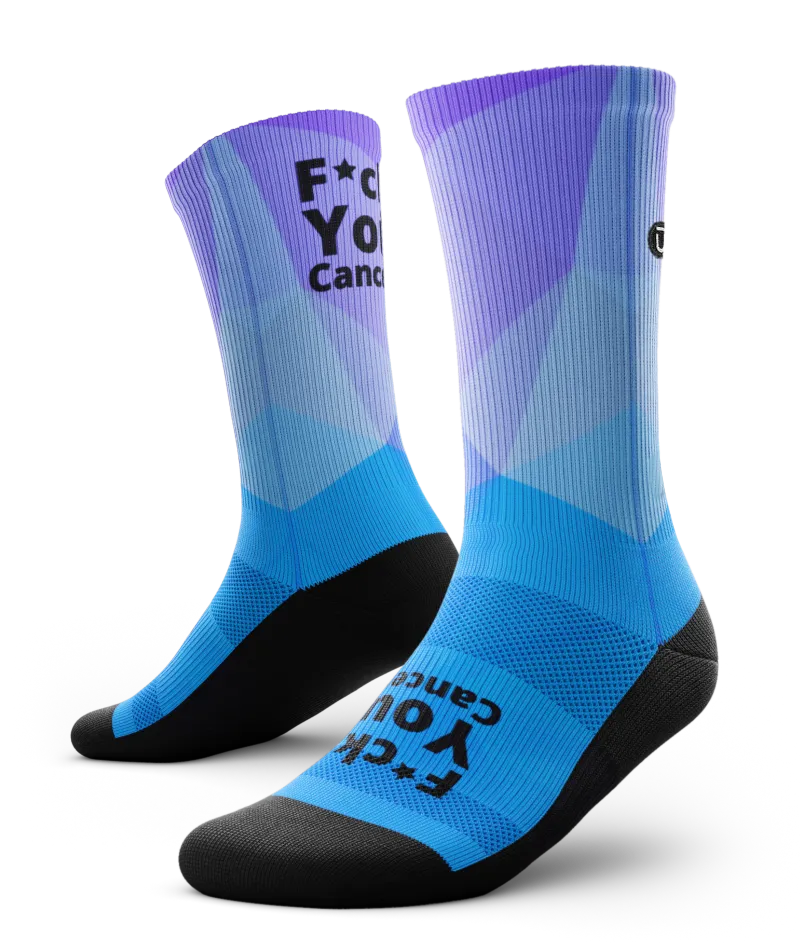 FU Cancer Athletic Crew Socks