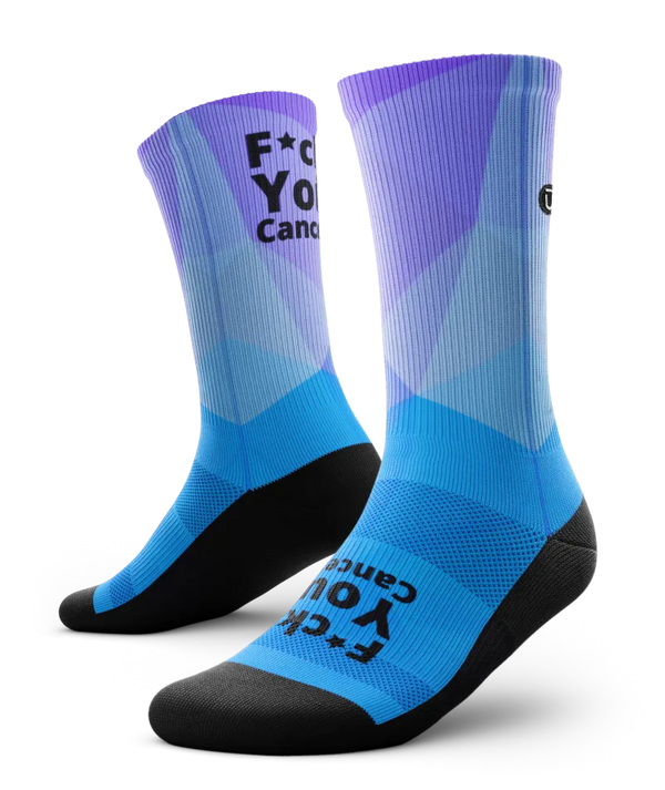 FU Cancer Athletic Crew Socks