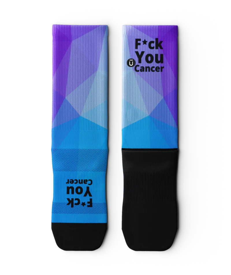 FU Cancer Athletic Crew Socks