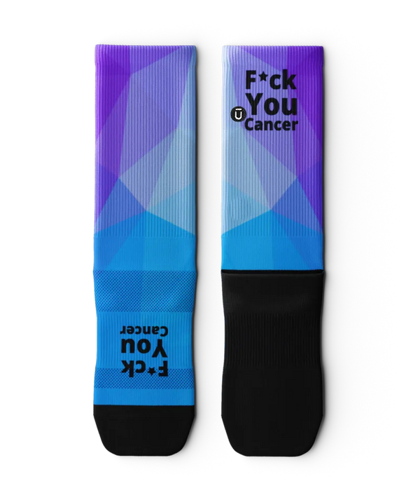 FU Cancer Athletic Crew Socks