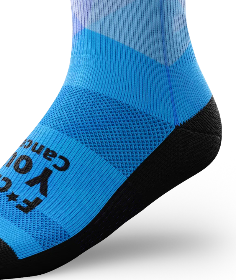 FU Cancer Athletic Crew Socks
