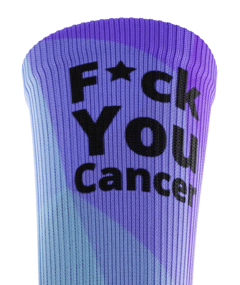 FU Cancer Athletic Crew Socks